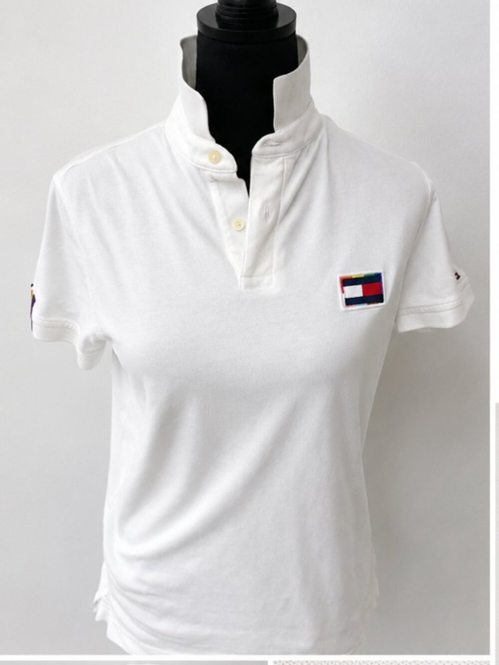 Women's Tommy Hilfiger Pride Collection Sport Shirt - White - Sz XS